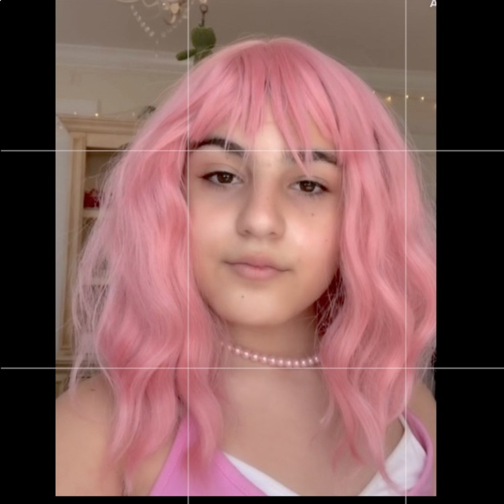 Pink wig FREE with purchase of other wig